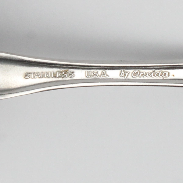 Lot Of 3 Oneida Silver Samantha (Stainless) Flatware Ladle Salad Fork Soup Spoon