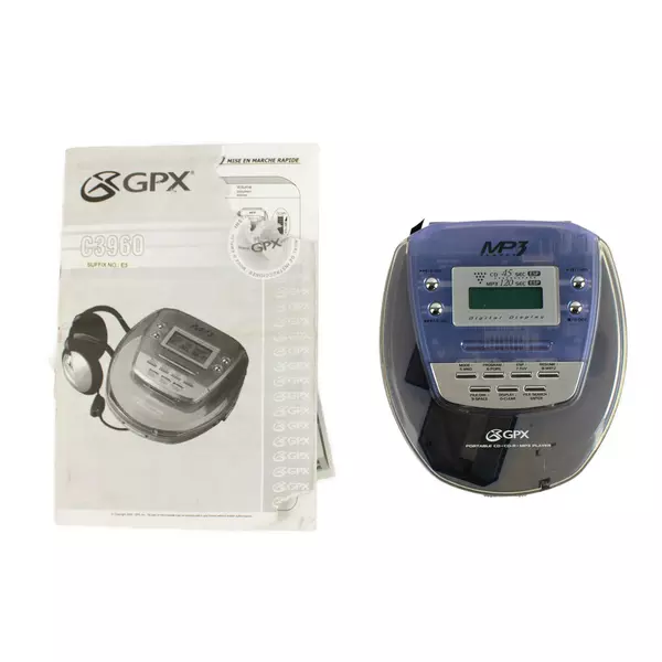 GPX C3960 Compact Disc Player with Owner's Manual Untested