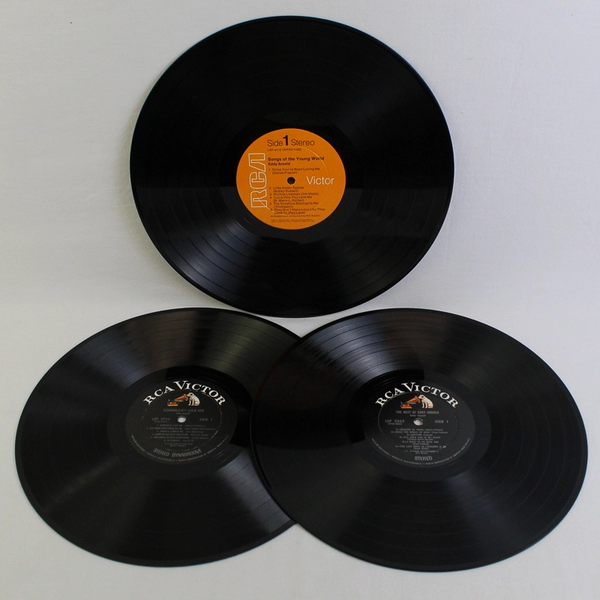 Lot of 3 LP Eddy Arnold Somebody Like Me, Songs of the Young World, The Best Of