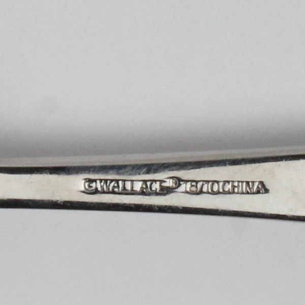 Lot of 2 Wallace Silver Optic Pattern 18/10 SS Serving Utensils Very Rare HTF