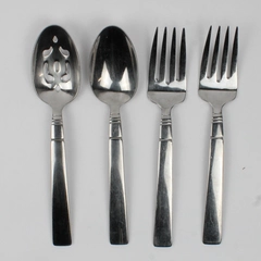 Lot of 4 Wallace Silver Chantel Pattern 18/10 SS Serving Utensils Rare HTF