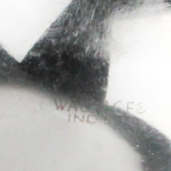 Lot of 4 Wallace Silver Unknown Pattern Stainless Soup Spoons 8.25" Rare HTF