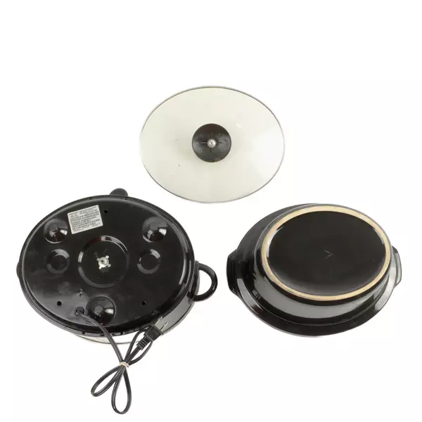 Crock-Pot SCV400-B-SL 8Qt Oval Slow Cooker Black Removable Stoneware Tested