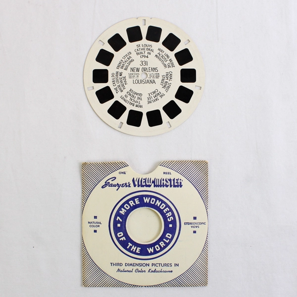 Lot Of 2 View Master Reels New Orleans Louisiana #331 San Antonio Texas #328