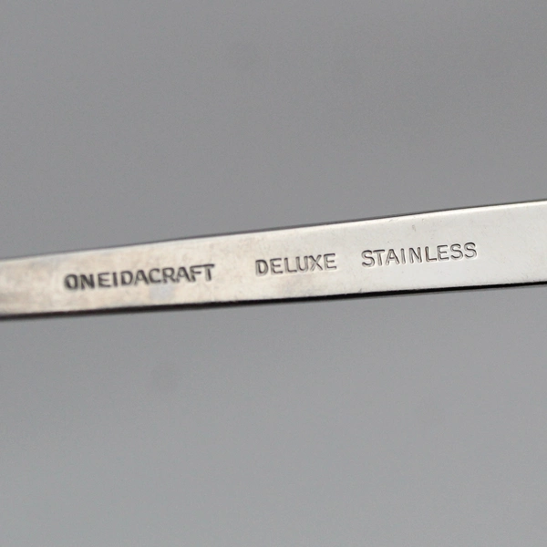 Lot Of 3 Oneida Craft Nordic Crown (Stainless) Flatware 2 Serving Fork & Ladle