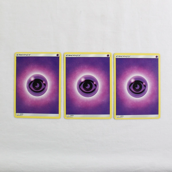 Lot Of 24 Pokemon TCG Psychic Lightning Fighting Energy Trading Cards 2017 