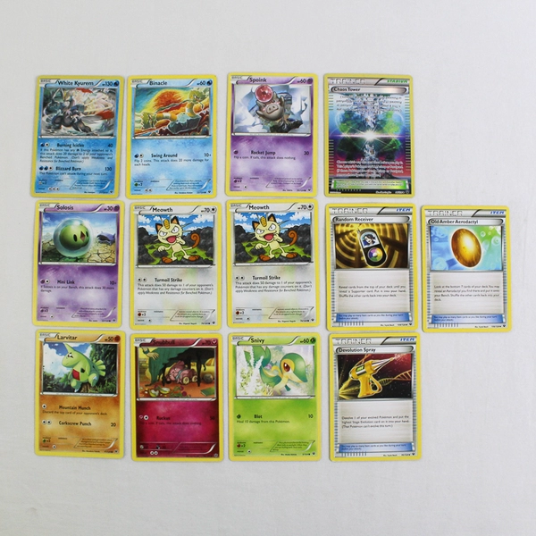 Lot Of 13 Pokemon Basic Trainer Trading Cards 2016
