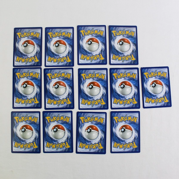 Lot Of 13 Pokemon Basic Trainer Trading Cards 2016