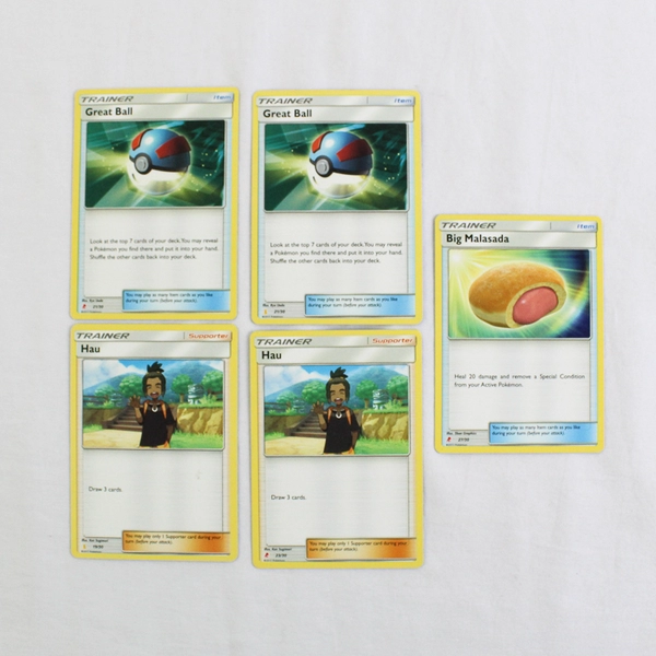 Lot Of 16 Pokemon Basic Trainer Stage 1 Trading Cards 2017 TCG Used