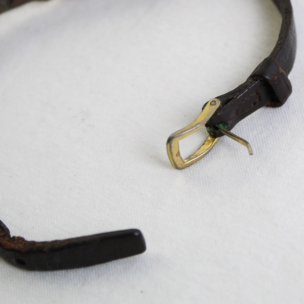 VTG Pulsar Gold-Tone Women's Wristwatch V220-5140 Leather Band 6mm