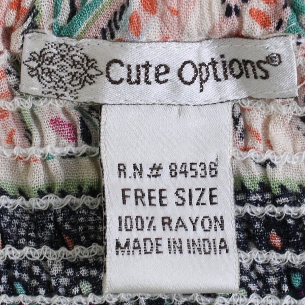 Cute Options Women's Multicolor Maxi Skirt Free Size