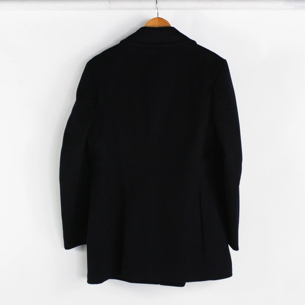 Vintage BAWI Men's 40 Blue United States Military Naval 100% Wool Peacoat