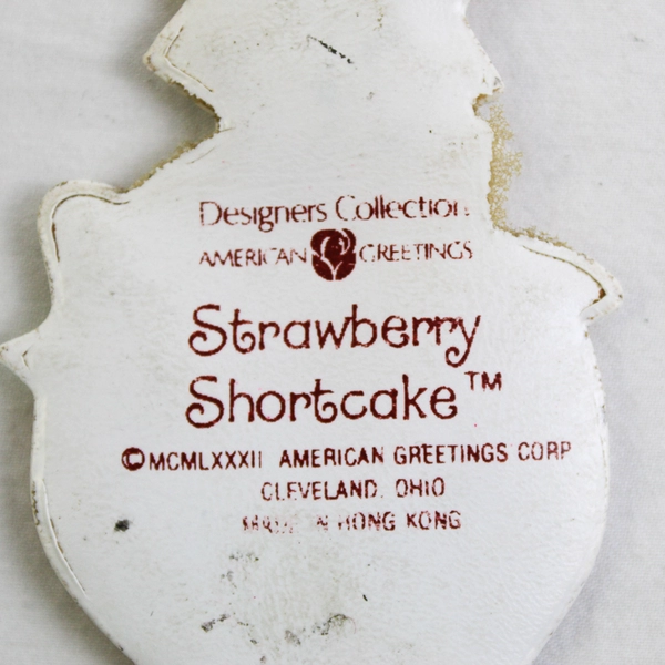 Vintage Strawberry Shortcake 3.5” Vinyl Puffy Magnet 1982