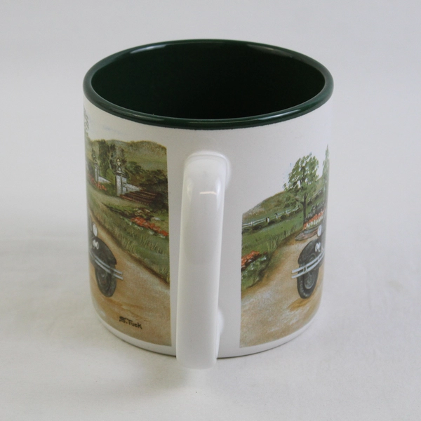 Bogart 1993 Flowers Inc Balloons White Car Print Ceramic Mug Korean 3.5" Tall