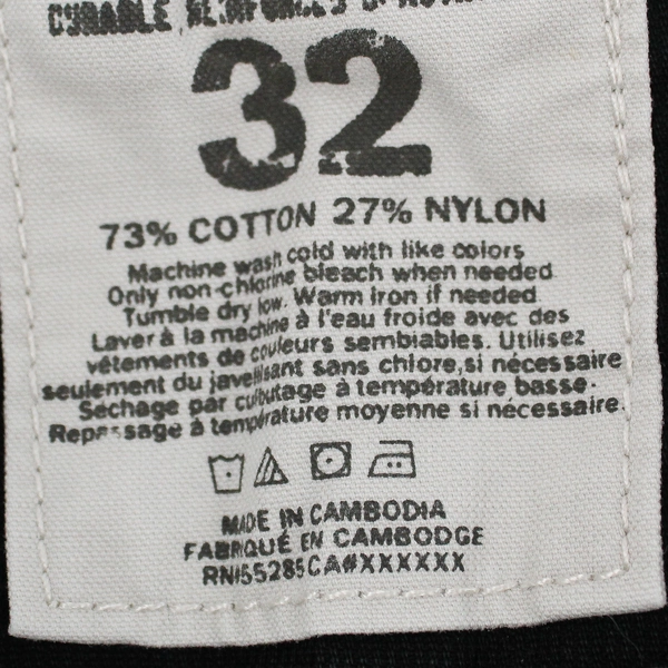 Express Black Flat-Front Cotton Blend Shorts Men's Size 32