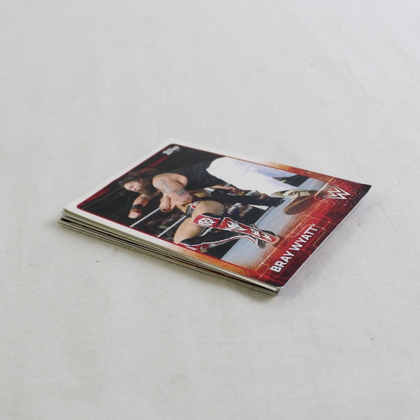 Lot Of 7 Topps WWE Wrestling Trading Cards 2013 2015 Hogan Batista Piper Wyatt