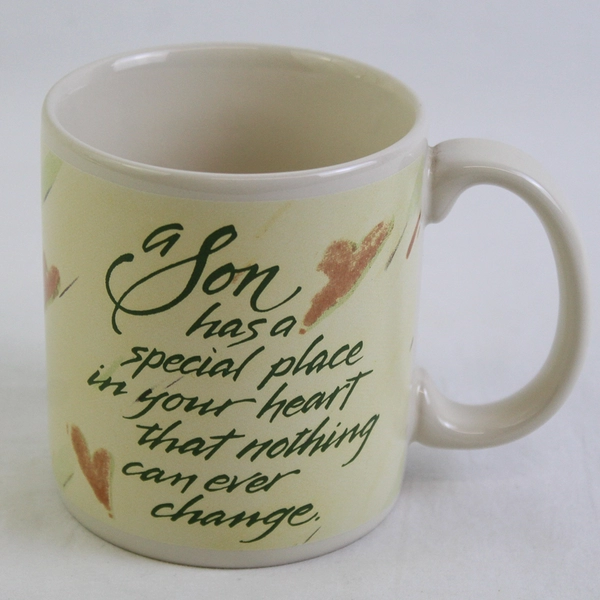 Design Collection "A Son Has A Special Place ..." Stoneware Coffee Mug 3.75"