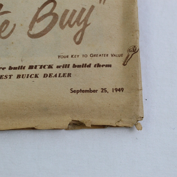 1949 Seattle Sunday Times Fisher Flouring Mills Special Section Recipes 
