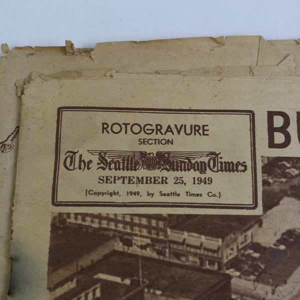 1949 Seattle Sunday Times Fisher Flouring Mills Special Section Recipes 