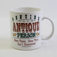 Laid Back Lifestyle Gifts "Genuine Antique Person" 1993 Ceramic Coffee Mug 4"