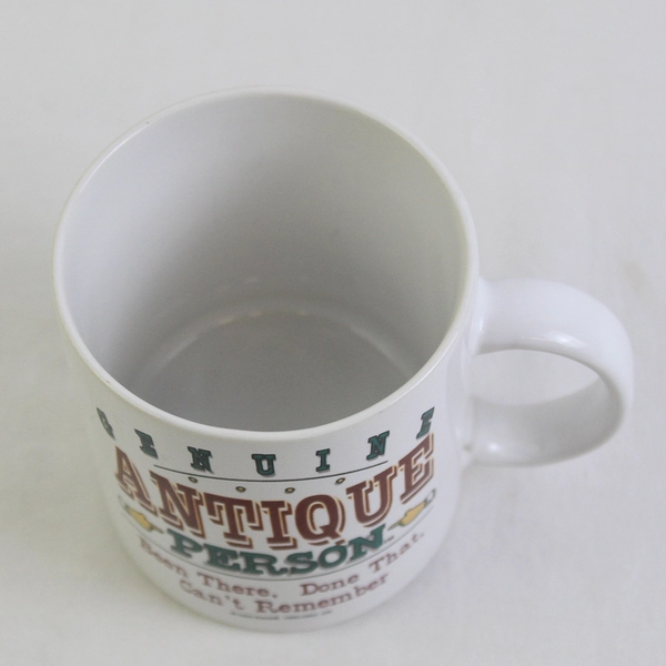 Laid Back Lifestyle Gifts "Genuine Antique Person" 1993 Ceramic Coffee Mug 4"