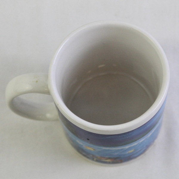 Unbranded Ocean Printed "Aloha From Hawaii" Ceramic Coffee Mug 4" Tall