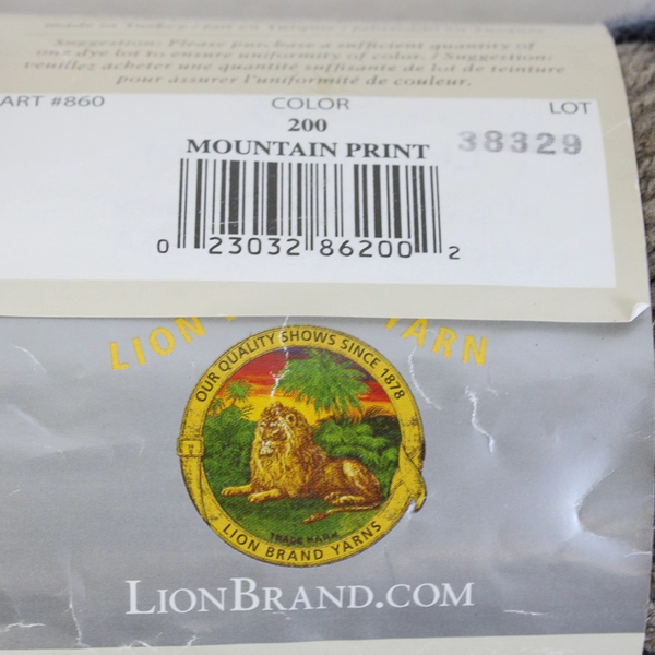 Lion Brand Vanna's Choice Acrylic Yarn, 145 Yards Mountain Print 38329