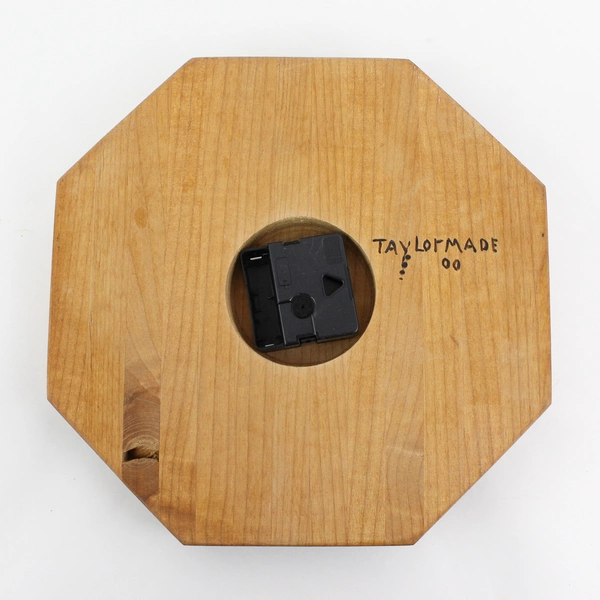 Taylormade Handmade  Wood Novelty Who Cares! Battery Operated Wall Clock