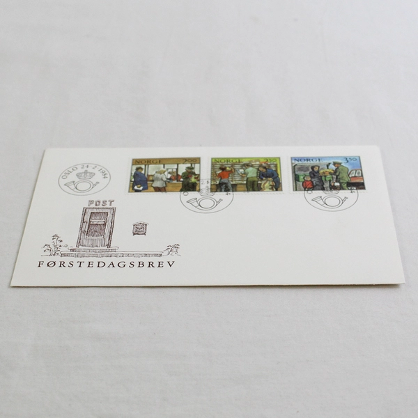 Norway Post Service Forstedagsbrev First Day Cover 1984 FDC