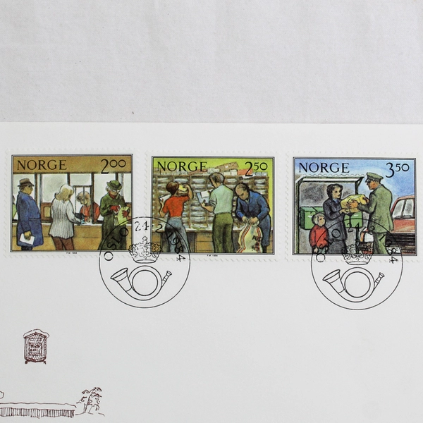 Norway Post Service Forstedagsbrev First Day Cover 1984 FDC