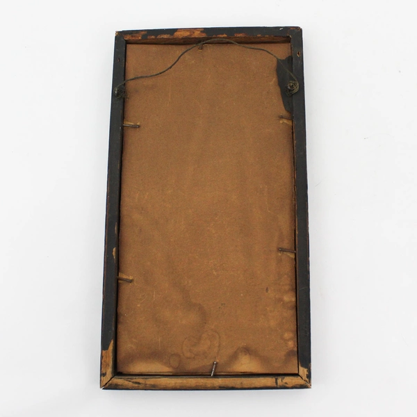 Framed Long Haired Woman Print 11" x 6"