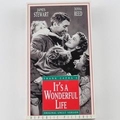 It's a Wonderful Life VHS Original Uncut 1980 James Stewart Donna Reed