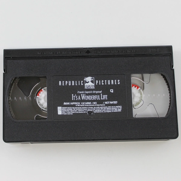 It's a Wonderful Life VHS Original Uncut 1980 James Stewart Donna Reed