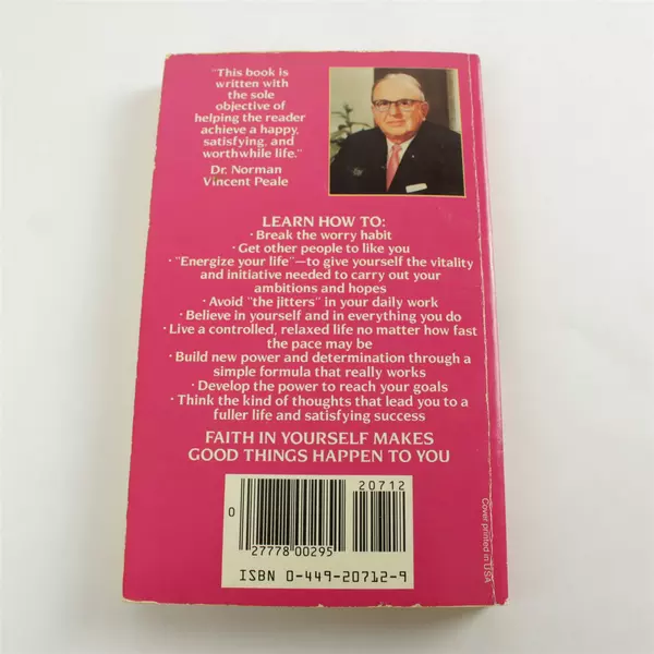 Vintage The Power of Positive Thinking by Norman Vincent Peale 1984 Paperback