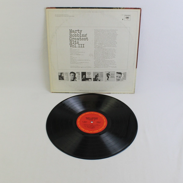 Marty Robbins' Greatest Hits Vol. III LP 33 RPM C-30571