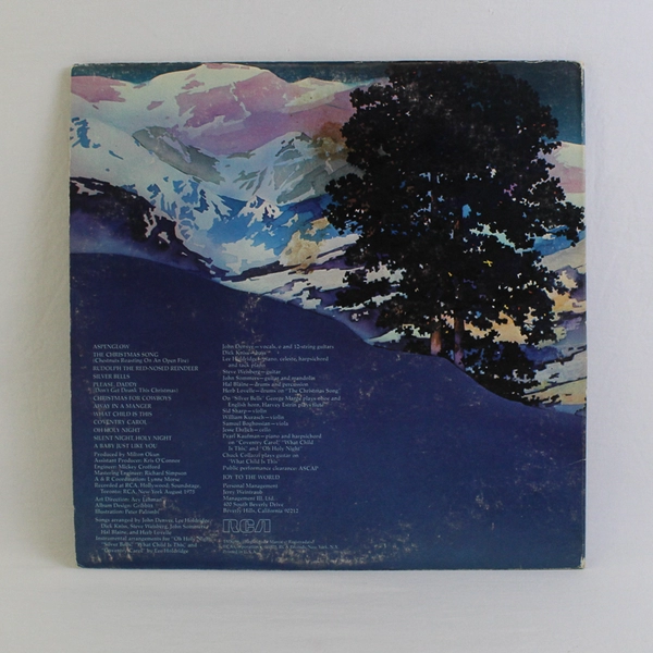 John Denver Rocky Mountain Christmas, Original RCA Vinyl LP 1975 Record