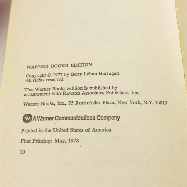 Games Mother Never Taught You Betty Lehan Harragan Vintage 1978 Paperback