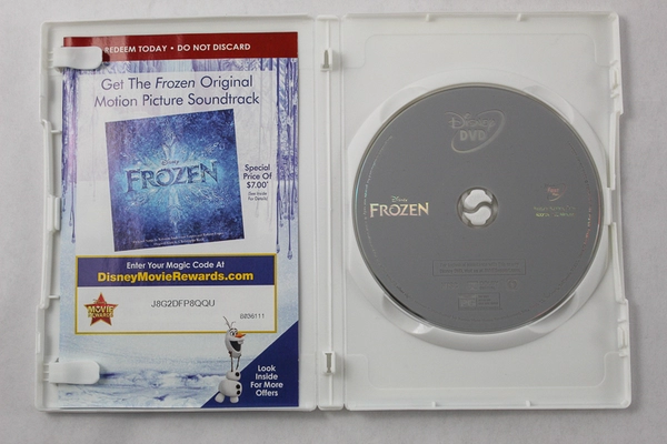 Disney Frozen Movie DVD 2014 Color Digitally Remastered Olaf Elsa