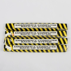 Lot of 4 VTG 1997 Emergency Computer Back-Up System Novelty Pencils