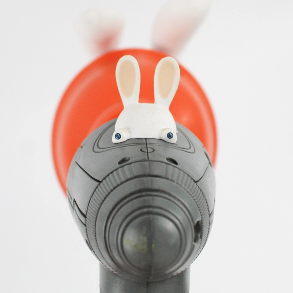 McFarlane Toys 2014 Rabbids Invasion Super Plunger Blaster Toy Gun UNTESTED