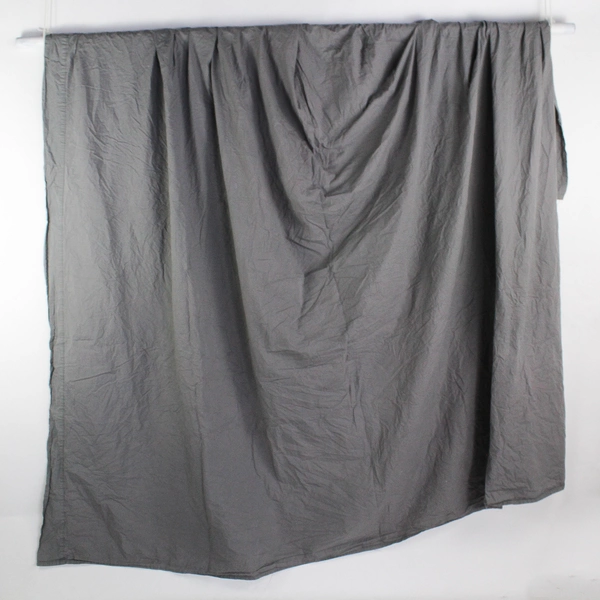 Lot Of 4 Target Threshold Solid Gray Flat Sheet Fitted Sheet 2 Pillowcases Queen