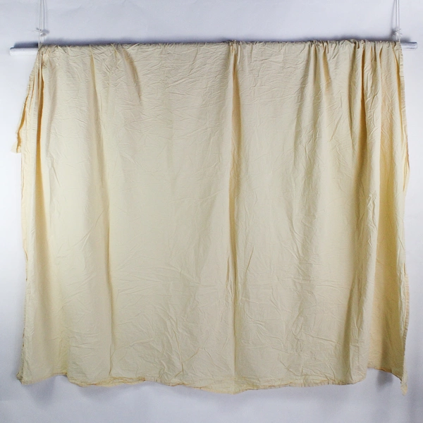 Lot Of 2 Target Threshold Solid Butter Yellow Flat Sheet & Pillowcase Queen