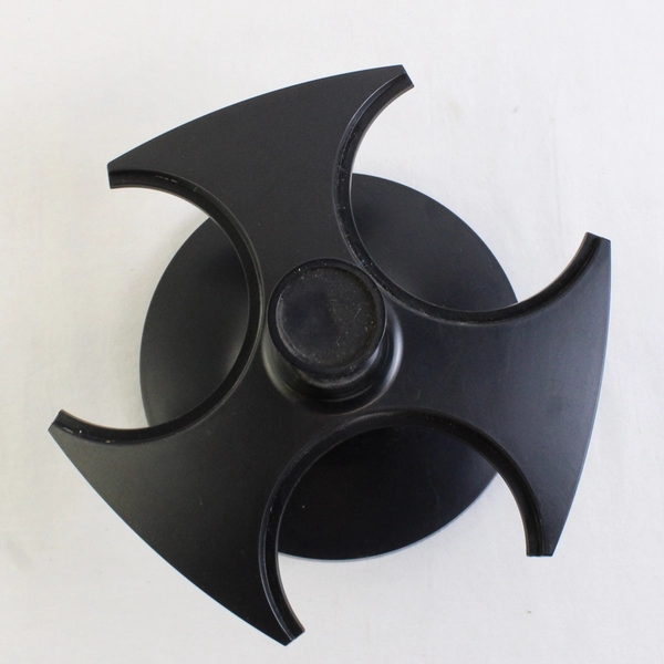 Black Plastic Condiment Carousel No Bowls Kitchen Decor