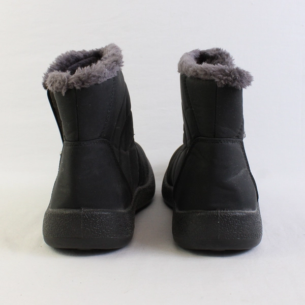 Walmart Black Ecetana Winter Snow Boots Keep Warm Ankle Booties Women 10-11
