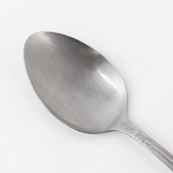 Set of 7 Rogers Co. RG1 Stainless Tablespoons Floral Center