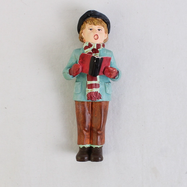 Vintage An Old Fashioned Christmas Russ Berrie Boy Caroler Standing 14287