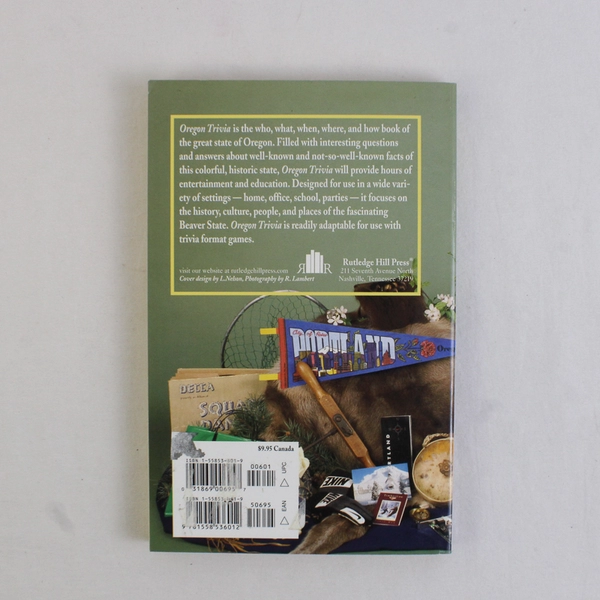Oregon Trivia by Ted Magnuson 1998, Trade Paperback