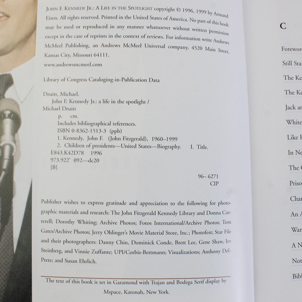 John F. Kennedy Jr. A Life in the Spotlight 1996 Commemorative Edition Paperback