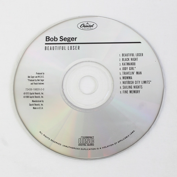 Beautiful Loser by Bob Seger (CD, 1988)