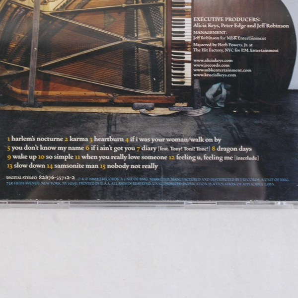 Diary of Alicia Keys by Alicia Keys (CD, 2003)